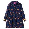 Kids' Dress with Long Sleeves Navy 116 Size 116 (5-6y) 