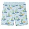 Kids' Short Sleeve Pyjamas - Light Blue Surfing Dinosaur | HipoMarket