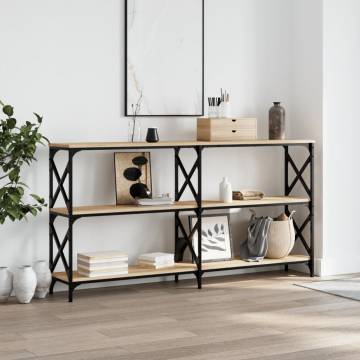 Sonoma Oak Console Table - Stylish & Sturdy | HipoMarket UK