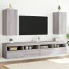 TV Wall Cabinets with LED Lights 2 pcs Grey Sonoma 30.5x35x70 cm Colour grey sonoma Size 30.5 x 35 x 70 cm Quantity in Package 2 