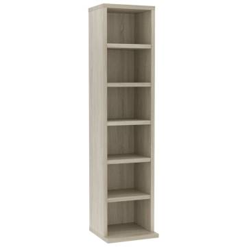 Stylish CD Cabinet Sonoma Oak - Sturdy Storage Solution