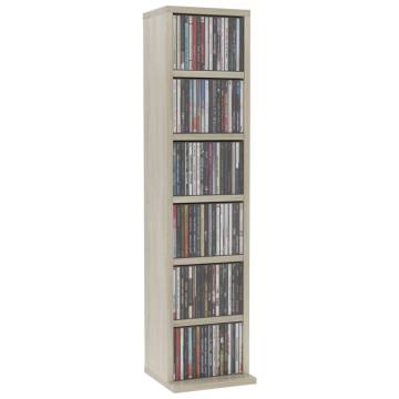 Stylish CD Cabinet Sonoma Oak - Sturdy Storage Solution