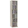 Stylish CD Cabinet Sonoma Oak - Sturdy Storage Solution