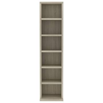 Stylish CD Cabinet Sonoma Oak - Sturdy Storage Solution