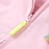 Kids' Hooded Zip Sweatshirt - Bright Pink 128 | HipoMarket