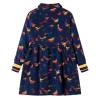 Kids' Dress with Long Sleeves Navy 140 | Affordable Quality