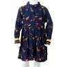 Kids' Dress with Long Sleeves Navy 140 | Affordable Quality