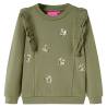 Kids' Sweatshirt Khaki 128 Colour khaki Size 128 (7-8y) 