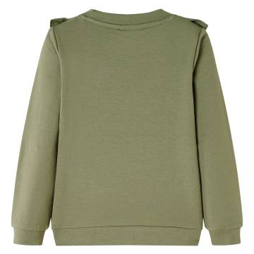 Kids' Khaki Sweatshirt 128 | Quality & Comfort for Ages 1.5-10