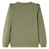 Kids' Khaki Sweatshirt 128 | Quality & Comfort for Ages 1.5-10