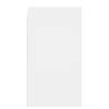 Elegant Wall Cabinet with Glass Doors - White 68x37x68.5 cm