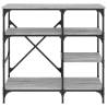 Baker's Rack Grey Sonoma - Durable Kitchen Storage | HipoMarket