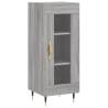 Stylish Highboard Grey Sonoma - 34.5x34x180 cm | Hipo Market