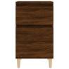 Elegant Brown Oak Bedside Cabinets - Set of 2 | HipoMarket