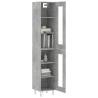 Stylish Highboard Concrete Grey - Durable & Elegant Design