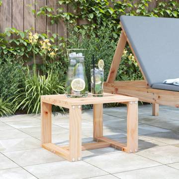 Garden Side Table 40x38x28.5 cm Solid Pine Wood - Hipomarket