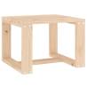 Garden Side Table 40x38x28.5 cm Solid Pine Wood - Hipomarket