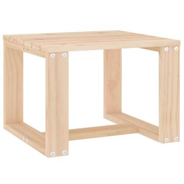 Garden Side Table 40x38x28.5 cm Solid Pine Wood - Hipomarket