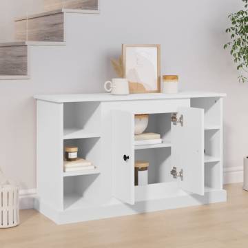 Elegant White Sideboard - 100x35.5x60 cm Engineered Wood