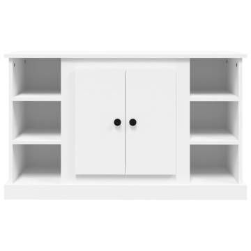 Elegant White Sideboard - 100x35.5x60 cm Engineered Wood