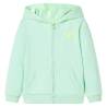 Kids' Bright Green Hooded Zip Sweatshirt - Age 7-8