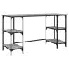 Stylish Grey Sonoma Desk - 140x50x75 cm | HipoMarket UK