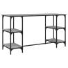 Stylish Grey Sonoma Desk - 140x50x75 cm | HipoMarket UK