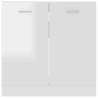 High Gloss White Sink Bottom Cabinet - 80x46x81.5 cm