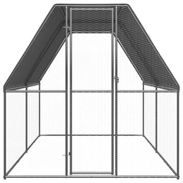 Buy Outdoor Chicken Cage 2x4x2m - Galvanised Steel | HipoMarket