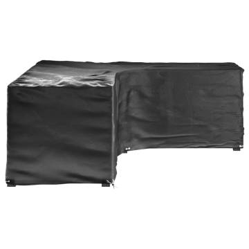 L-Shaped Garden Furniture Covers - 2 pcs, 260x210x80 cm