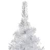 Artificial Pre-lit Christmas Tree Silver 240 cm with Ball Set