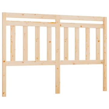 Stylish Solid Wood Pine Bed Headboard | 166x4x100 cm