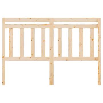 Stylish Solid Wood Pine Bed Headboard | 166x4x100 cm