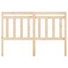 Stylish Solid Wood Pine Bed Headboard | 166x4x100 cm