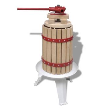 Fruit and Wine Press 6 L - Compact, Durable, Easy-to-Use