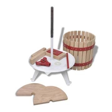 Fruit and Wine Press 6 L - Compact, Durable, Easy-to-Use