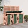 Triple Wheelie Bin Storage Solid Wood Douglas Colour natural douglas Number of bins 1 