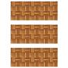 Decking Tiles 30 x 30 cm Acacia Set of 30 Colour brown Pattern pattern 1 Number of 30 