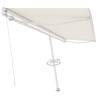 Retractable Awning 500x350 cm - Cream - Hipomarket