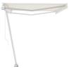 Retractable Awning 500x350 cm - Cream - Hipomarket