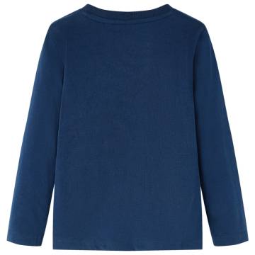 Kids' Navy Blue Long Sleeve T-shirt Size 92 | HiPoMarket