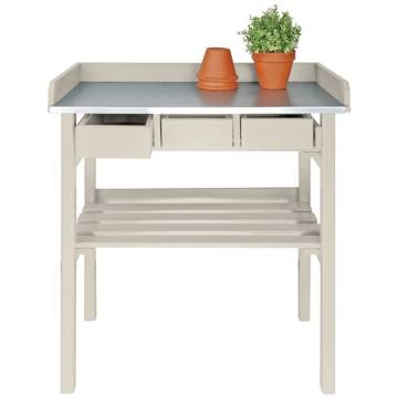 Esschert Design Garden Work Bench White - CF29W | Hipomarket