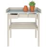 Esschert Design Garden Work Bench White CF29W Colour white 