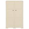 Plastic Cabinet 79x43x125 cm - Wood Design Angora White