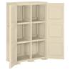 Plastic Cabinet 79x43x125 cm - Wood Design Angora White