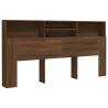 Brown Oak Headboard Cabinet - 200x19x103.5 cm | Hipomarket