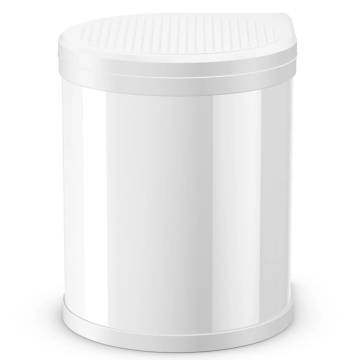 Hailo Compact-Box Kitchen Cupboard Bin - 15L White 3555-001