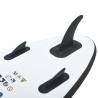 Inflatable Stand Up Paddleboard Set - Black and White