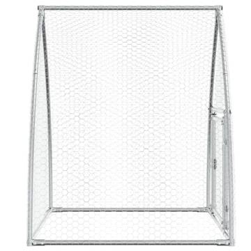 Chicken Cage Silver 100x105x120 cm - Galvanised Steel