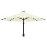 Elegant Wall-Mounted Parasol with Metal Pole - 300 cm Sand